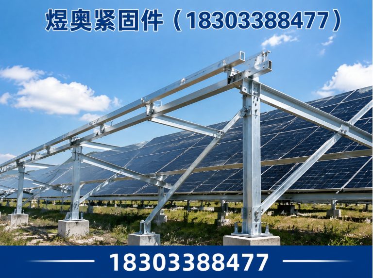 肥乡区光伏支架展示图